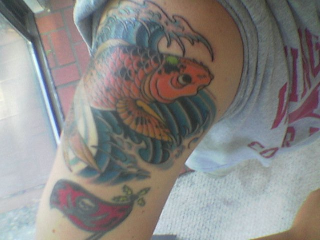 Mike's Japanese Koi Tattoo